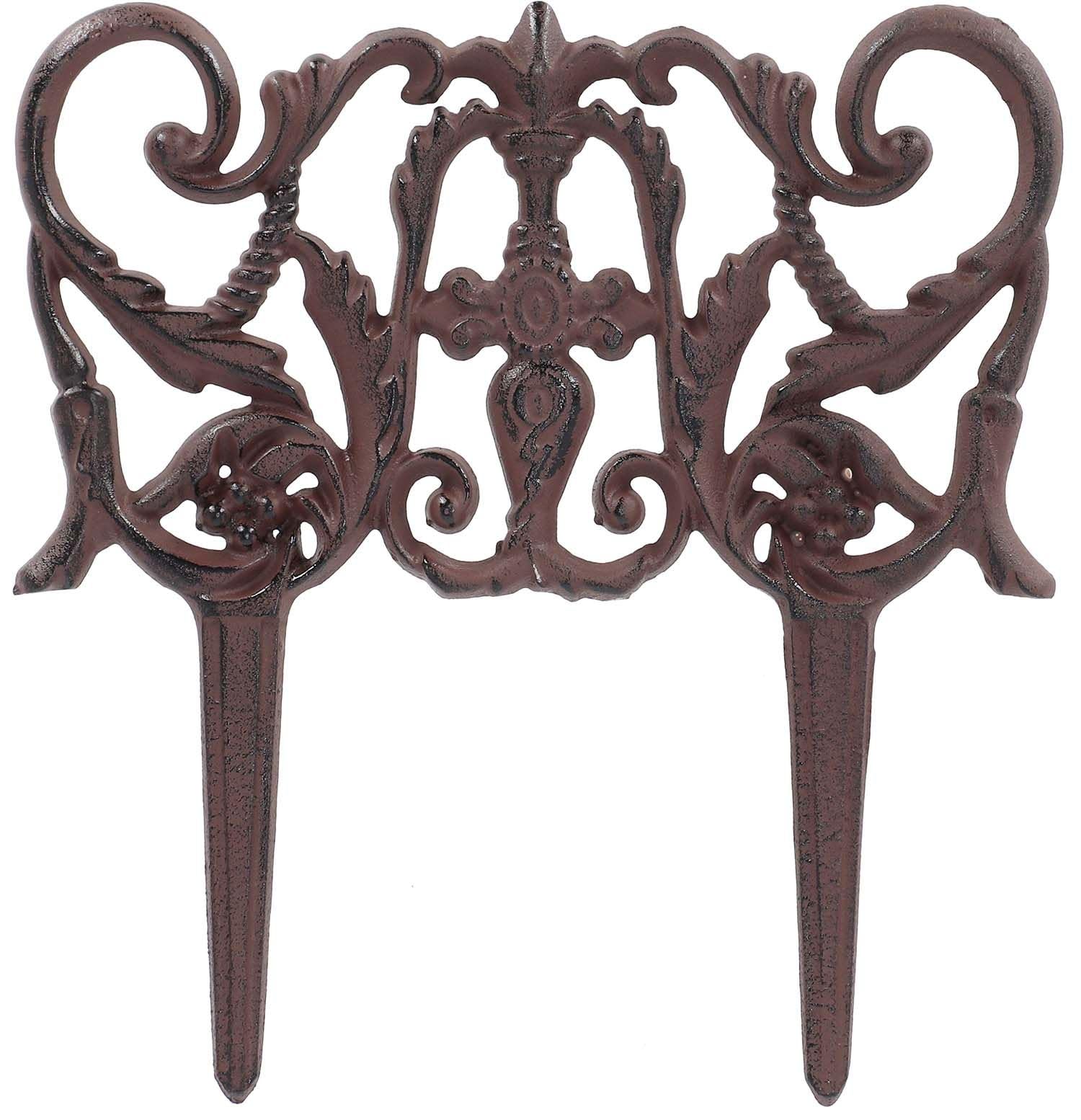 Esschert PS18 Fallen Fruits Small Design Fence, Brown