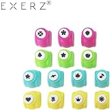 EXERZ Paper Punch Set 14 pcs Storage Box Craft Scrapbook Cards DIY view 4