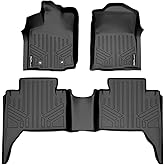 SMARTLINER Custom Fit Floor Mats 2 Row Liner Set for 2016-2017 Toyota Tacoma