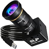 ELP High Speed Global Shutter USB3.0 Zoom Camera, 720P/200fps, 1200P/120fps, USB3.0/2.0 Manual Focus Lightburn Cameras for Windows, Linux, Mac, Pi, Fast Frame 5-50mm 10X Zoom AR0234 Webcam for Laptop