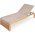 JEMIDI Sun Lounger Towel - Soft Terry Cloth Cover for Sunbed Beach Loungers Sunbathing - Beach and Holiday Accessory - 75cm x 200cm