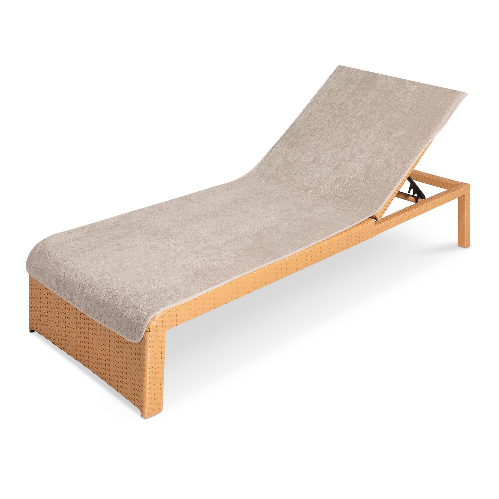 JEMIDI Sun Lounger Towel - Soft Terry Cloth Cover for Sunbed Beach Loungers Sunbathing - Beach and Holiday Accessory - 75cm x 200cm