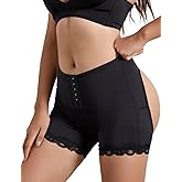 Hubnldic Butt Lifting Underwear, Faja Shorts Tummy Control Butt Lift, Booty Shorts Sexy Soft Black