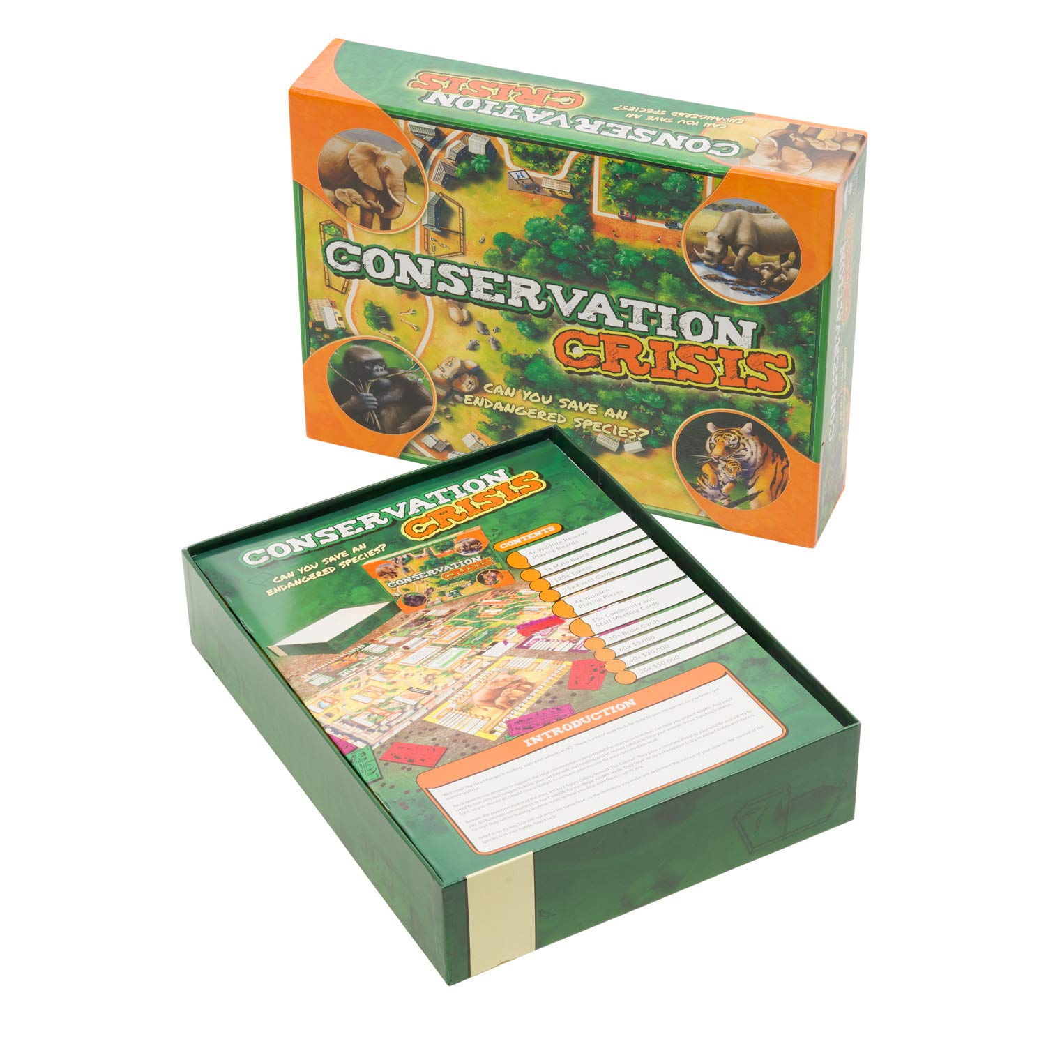Conservation Crisis, Save An Endangered Species! | Fun Family Board Game | Educational Party Game for Adults and Kids Suitable from Ages 7+