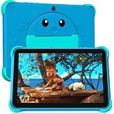 Kids Tablet 10 inch Tablet for kids, Android Toddler tablets with case, Kids Tablets with Parental Controls, Wifi, Dual Camera, Tabletas Support Netflix YouTube for Toddlers Girls Boys (Blue1)