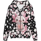 Showudesigns Women's Clothing Zip Up Hoodies XS-5XL Fashion Sweatshirts Clothes Fall Pullover Tops