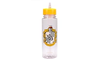 Half Moon Bay Water Bottle | Harry Potter Hufflepuff Water Bottle With Straw | Drinks Bottle | Kids Water Bottles With Straw | Harry Potter Water Bottle Harry Potter Gifts For Girls & Hufflepuff Gifts