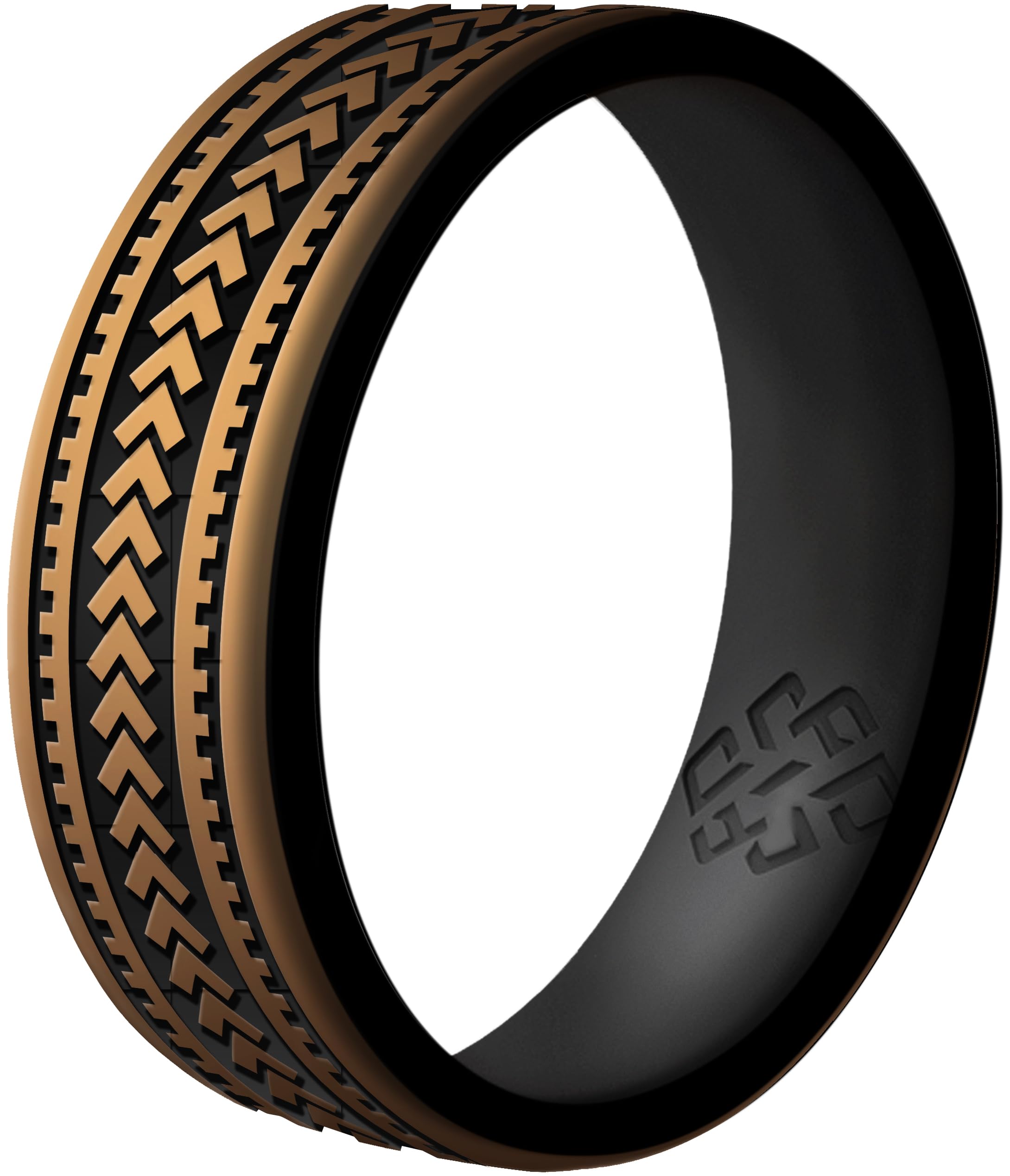 Knot Theory Warrior of Courage Silicone Ring in