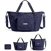 BAGSMART Foldable Travel Bag, 37L Duffle Bag for Travel, Expendable Carry on Weekender Duffel, Lightweight Personal Item Duffel