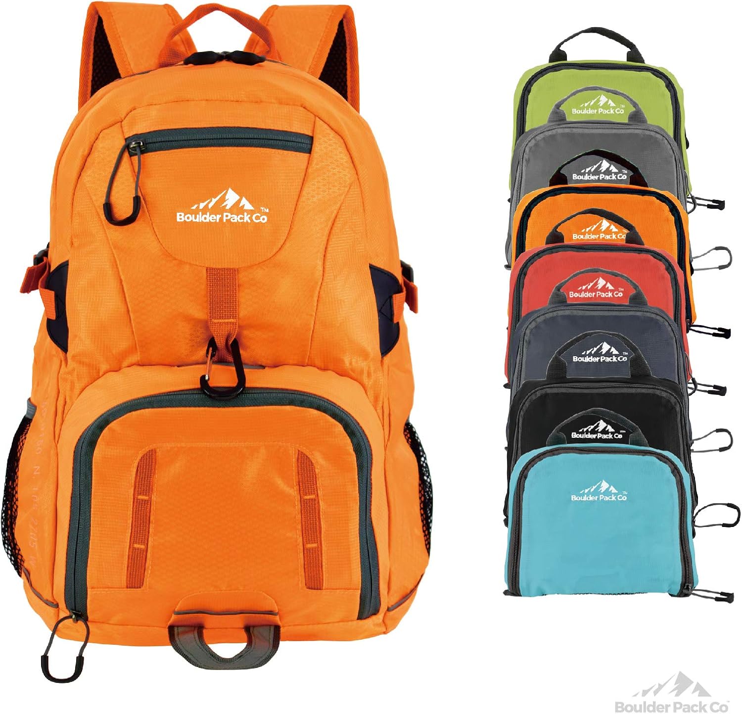 Boulder Pack Co Lightweight Foldable Travel & Hiking Backpack Daypack Bag Fits Laptop Amazon