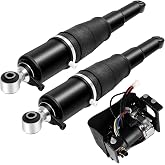 SCITOO Rear Air Suspension Air Compressor Pump Compatible with Cadillac | for Escalade 02-14, for Escalade ESV 03-14 Air Struts Suspension Kits Shocks Struts Air Compressor Pump