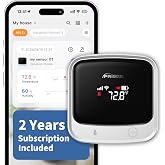 Frigga 4G Cellular Temperature & Humidity Monitor, No WiFi Required (WiFi Optional), Remote Temperature Sensor with App, Emai
