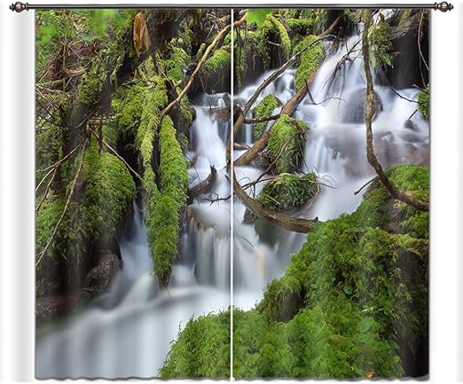 Amazon Com Lb 2 Panels Room Darkening Thermal Insulated Blackout