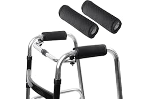 2 Pack Walker Handle Cushions Walker Grip Covers Pads Walker Padded Hand Grip Covers for Rolling Wheelchair Walker Elderly Gr
