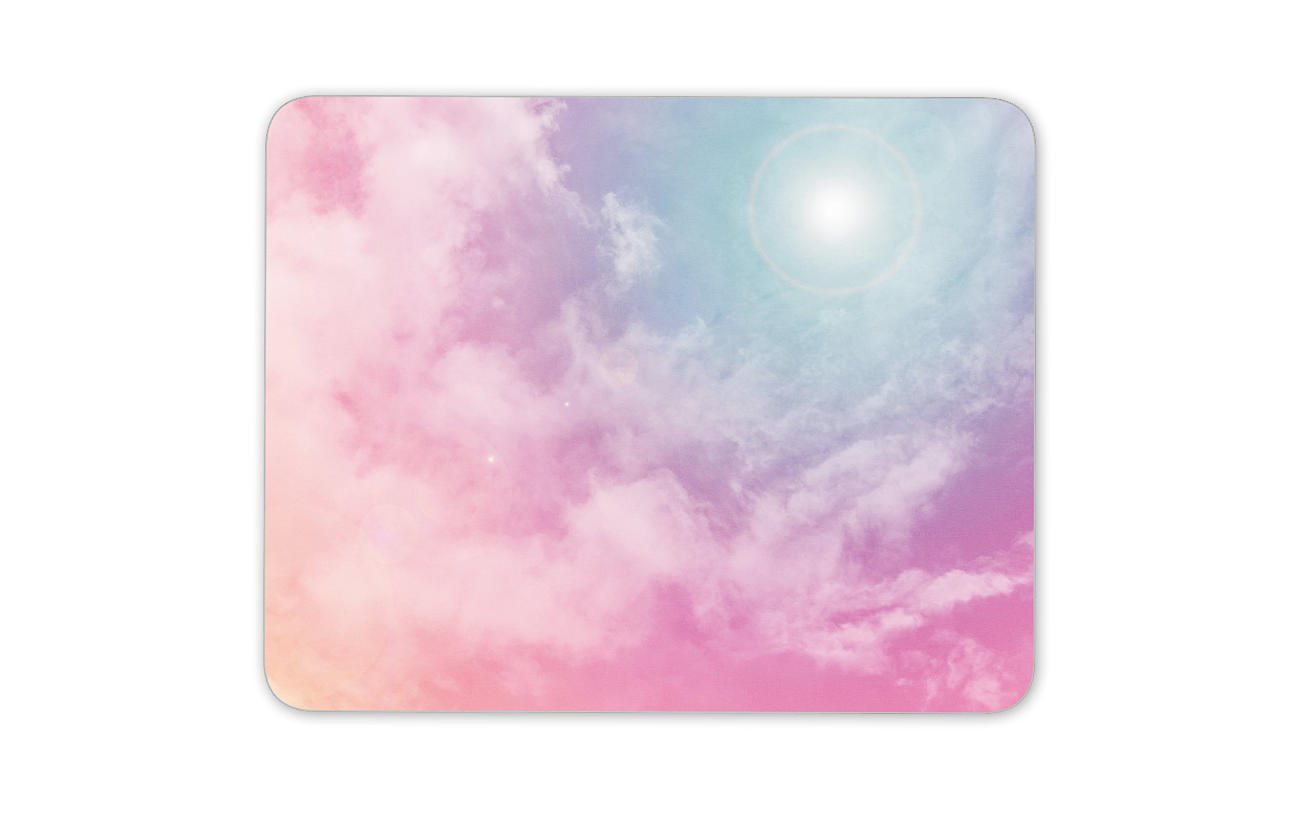 Beautiful Pink Clouds Mouse Mat Pad - Sister Mum Daughter Gift PC Computer #8727