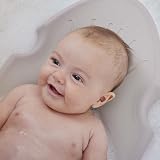 Shnuggle Newborn Bath Support Taupe 0-3 Months Soft Touch Backrest view 7