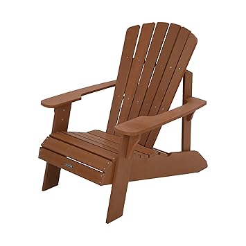 Amazon.com : Lifetime Faux Wood Adirondack Chair, Brown - 80 ...