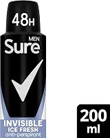 Sure Men Invisible Ice Fresh Anti-Perspirant Aerosol 200ml 48hr Protection view 2