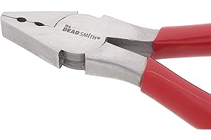 The Beadsmith Fold-Over Crimp Pliers for Leather, Suede, and Crimping, Jewelry Making Supplies