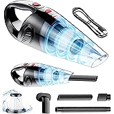 YFIXQNSU Cordless Hand Held Vacuum Cleaner Rechargeable - Portable Handheld Vcauum Lightweight & Low Noise, Washable Filter, Easily Clean Dust & Hair Fastly, Suit for Car/Home/Office