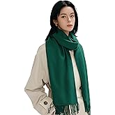 maamgic Women's Winter Scarf Soft Warm Scarf for Women Cozy Shawl Wraps for Women Lightweight Pashmina Style Wrap
