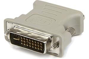 StarTech.com DVI to VGA Cable Adapter - DVI (M) to VGA (F) - 1 Pack - Male DVI to Female VGA (DVIVGAMF)