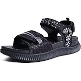 KuaiLu Womens Orthopedic Walking Sandals Ladies Recovery Sport Thick Athletic Cushion Outdoor Hiking Water Sandles Adjustable Strap Sandals with Comfortable Plantar Fasciitis Arch Support