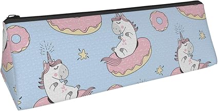 Amazon ペンケース ペンポーチ ドーナツ プール ユニコーン 男子 女子 筆箱 化粧ポーチ 収納 小物入れ おしゃれ かわいい 大容量 三角 ポリエステル 中学生 シンプル オフィス用 個性 高校生 Bolaco ペンケース 文房具 オフィス用品