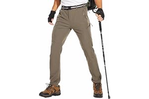 NATUVENIX Hiking Pants Men Lightweight Mens Travel Pants Stretchy Work Pants for Men Quick Dry Fishing Pants Outdoor