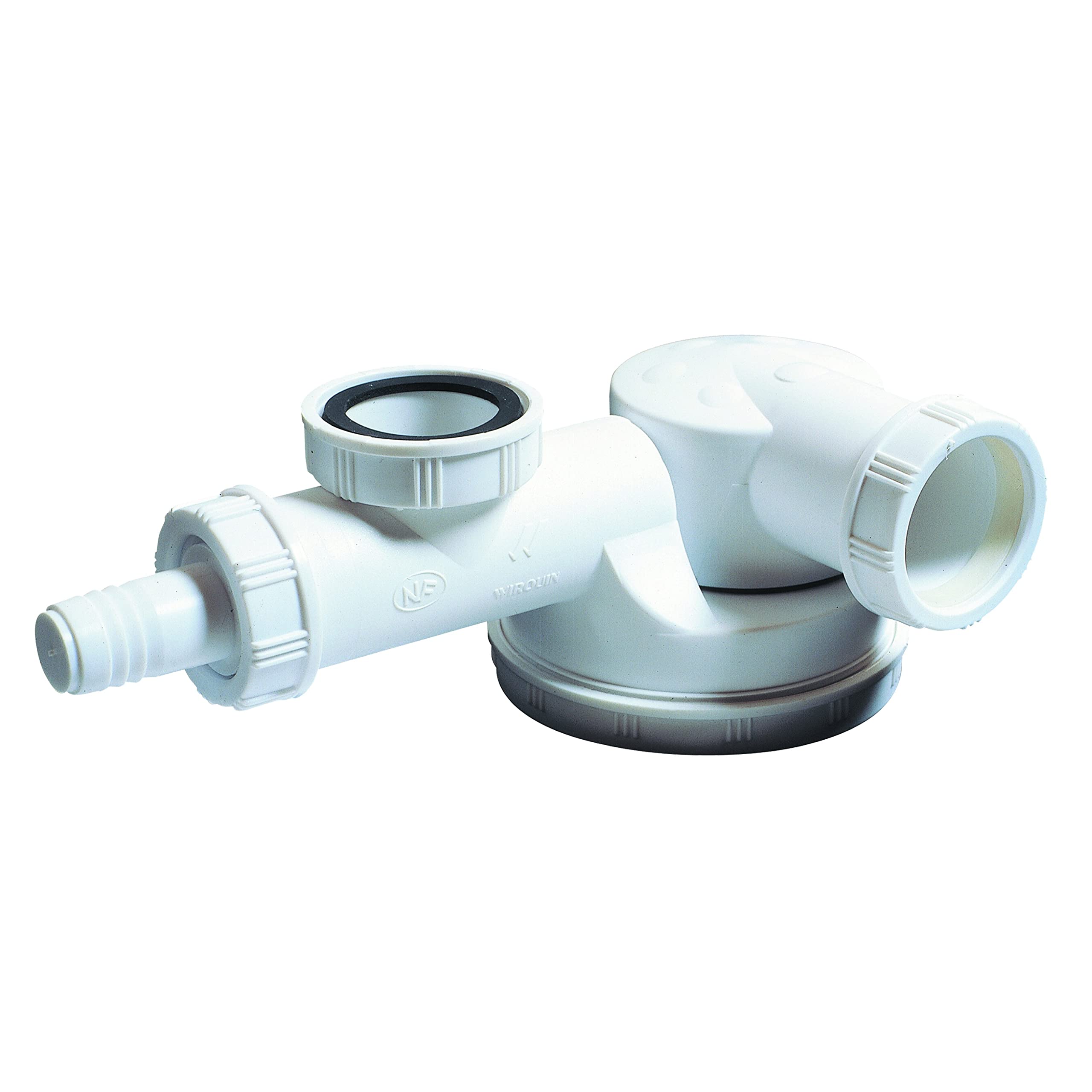 Wirquin 31000006 Sink Siphon 1 Space Basin White