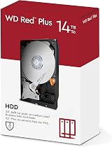 WD Red Plus 14TB NAS Internal Hard Drive 3.5" SATA 6Gb/s 7200 RPM 512MB Cache view 2