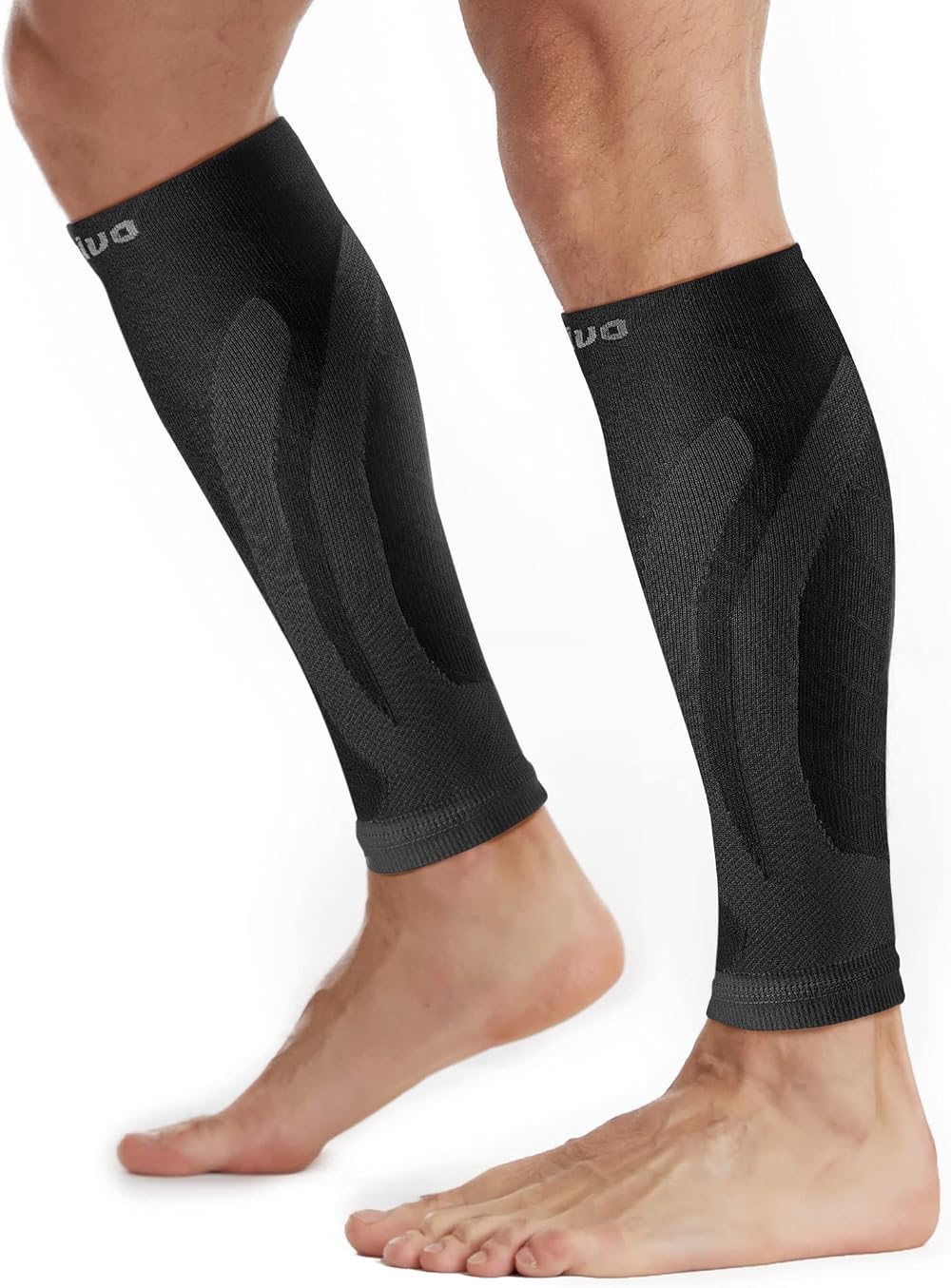 Cambivo 2 Pairs Calf Compression Sleeve Men Women Shin Splint Support