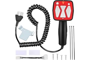 TOVEN-RV Snowplow Handheld Controller Replacement for Western 56462, SAM 1306902, Fisher 9400 Straight Blade Plows 6 Pin Plug Hand Held Controller