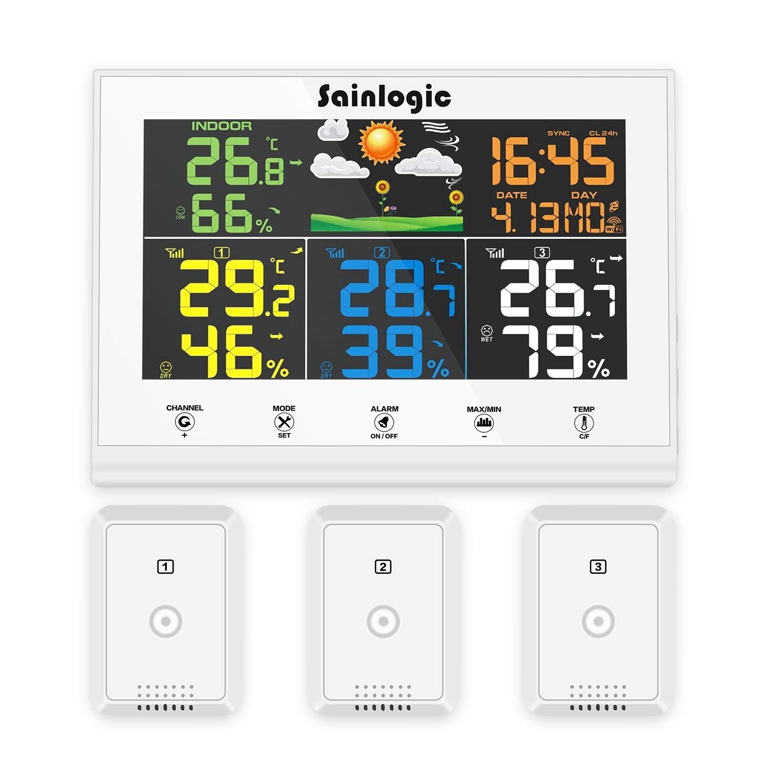 sainlogic FT0852 White weather station