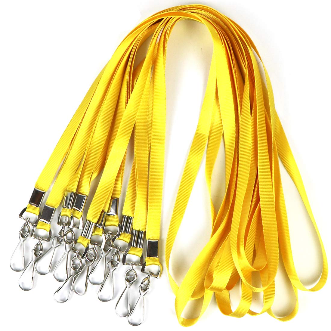 Lanyards for Id Badges Bulk Flat Lanyard for ID Name Tags and Badge Holders