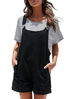 black overalls shorts womens