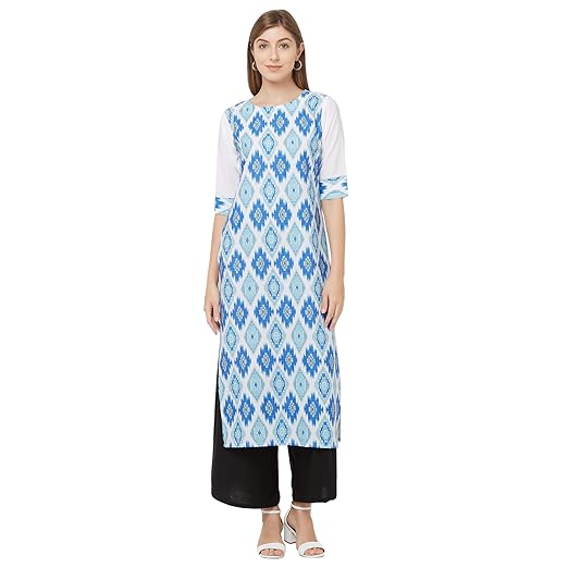 Womens crepe straight Kurta