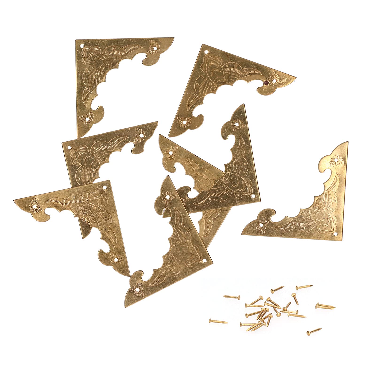 Brass Corner Protectors Corner Protectors for Home Use Wooden Boxes Cloakroom Equipment Bags