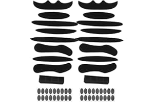 2 Set(54pcs) Universal Bike Helmet Padding Kit,Sponge Foam Pads for Motorcycle and Cycling Helmet Replacement