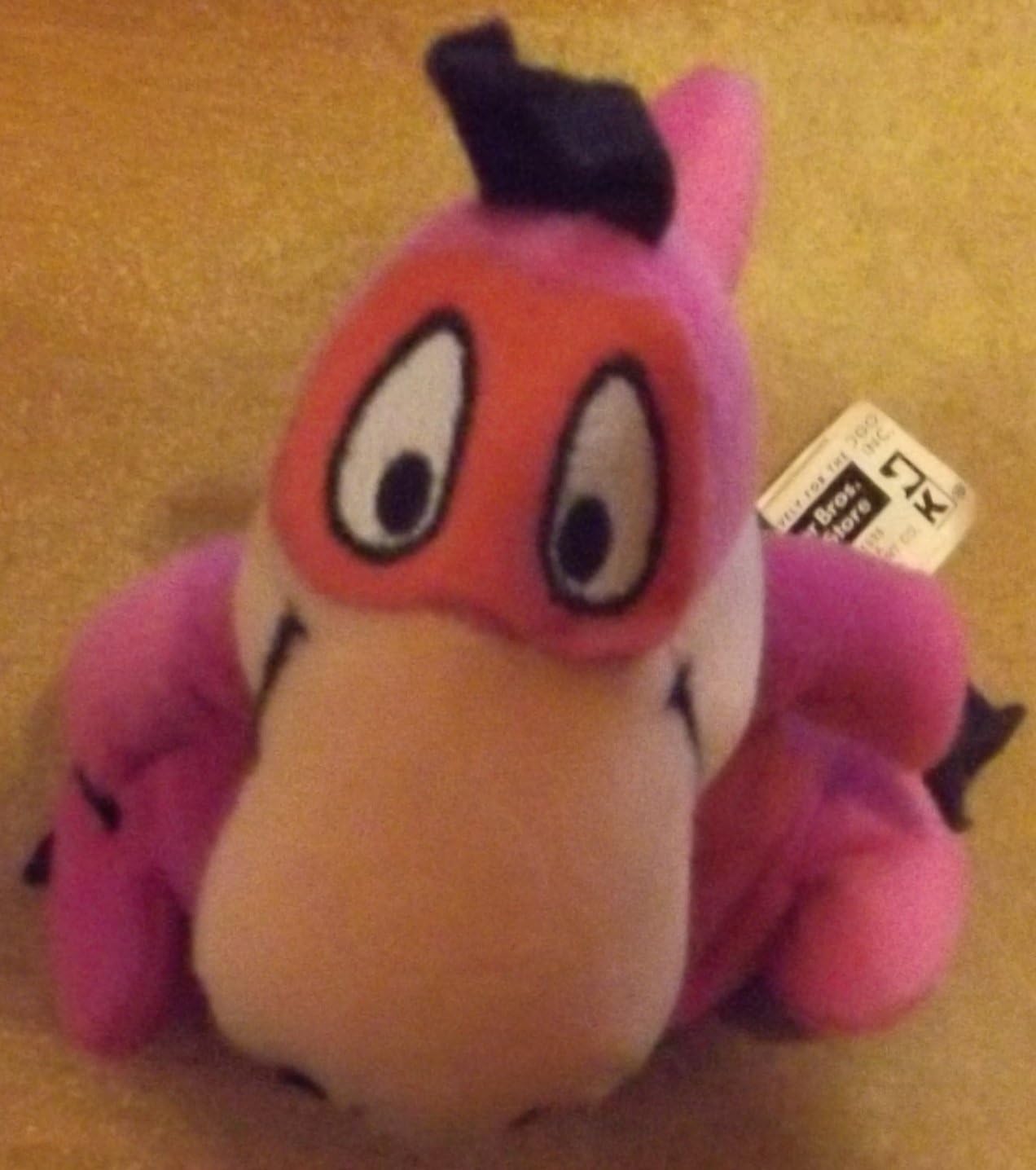 Dino Flintstones Dog - Warner Bros Bean Bag Plush