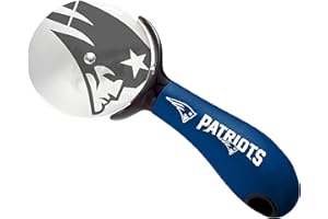 SPORTSVAULT Sports Vault NFL New England Patriots Pizza Cutter, 7.9” x 3.1”