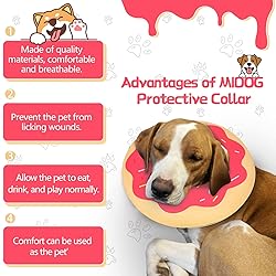'MIDOG Dog Cones for Large Dogs, Cone for Dogs
