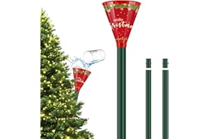 ADXVR Christmas Tree Watering Funnel-39 Inch Adjustable 3-Section Long Funnel Spout Funnel Watering System Xmas Plant Watering Tool for Large Indoor Outdoor Plants
