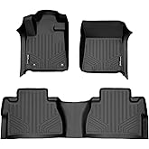 SMARTLINER Custom Fit Floor Mats 2 Row Liner Set for 2014-2021 Toyota Tundra