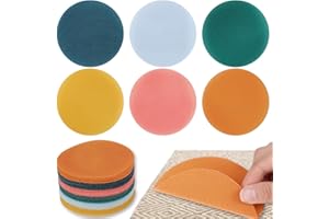 QOUBAI 24 Pcs Carpet Spot Markers for Classroom 4" Circle Floor Dots Carpet Spots for Classroom Rug Carpet Markers Sitting Spots Multicolor Spot Circle Markers for Teachers Students School