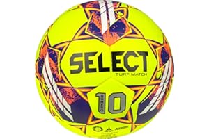 Select Numero 10 Match Turf Soccer Ball, Yellow V23, Size 4