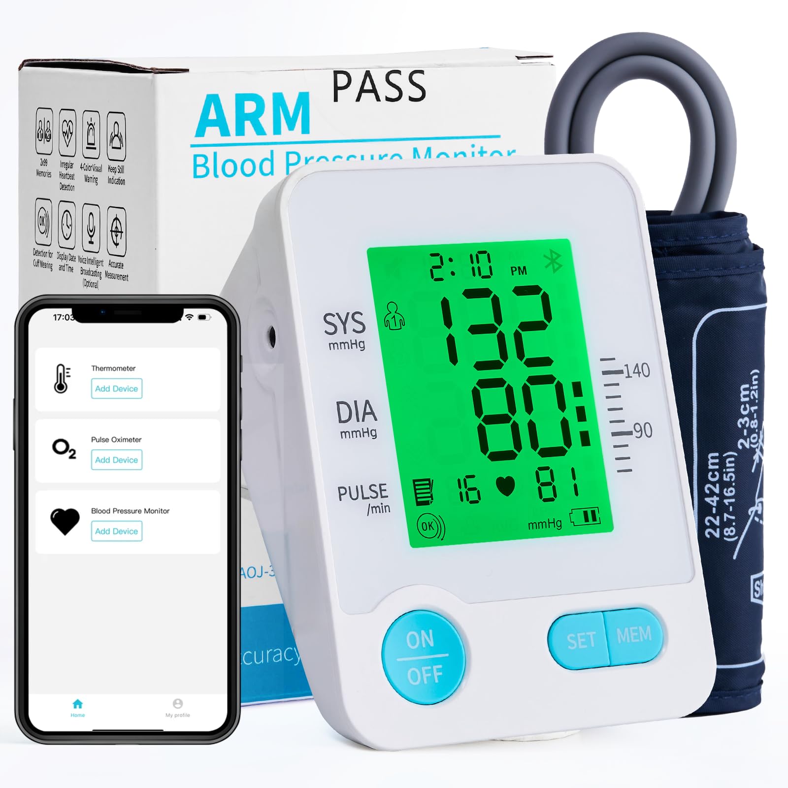 Best Overall: PickTalk Automatic Blood Pressure Monitor