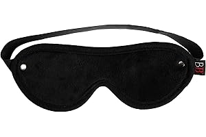 Lovehoney Bondage Boutique Beginners Soft Blindfold | Padded Blackout Eye Mask for Couples | Adjustable Elastic Strap & Plush