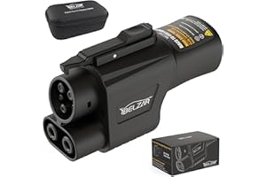 BELZAR Tesla Supercharger NACS to CCS Adapter - Max 500A / 1,000V, 250KW Fast Charging at Tesla Superchargers with NACS DC Adapter, Fit for Rivian Ford GM Volvo and Polestar EVs (CCS1 Port)