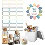 STARLIBOO Removable Labels, Removable Colored